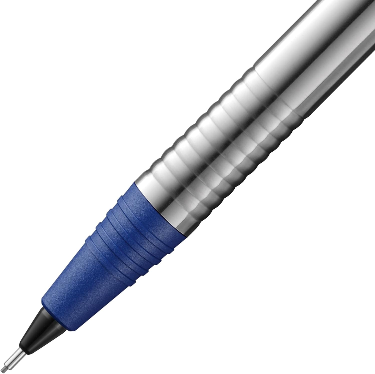 image:imageLAMY logo brushed timeless Mechanical Pencil with high functionality amp case made of robust stainless steel including LAMY M 40 fineline refill 07 mmmatt blue