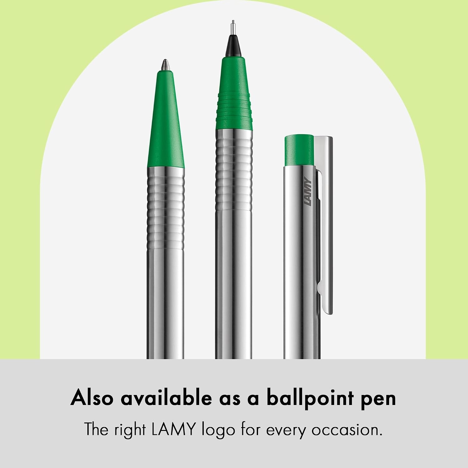 image:imageLAMY logo brushed timeless Mechanical Pencil with high functionality amp case made of robust stainless steel including LAMY M 40 fineline refill 07 mmmatt green