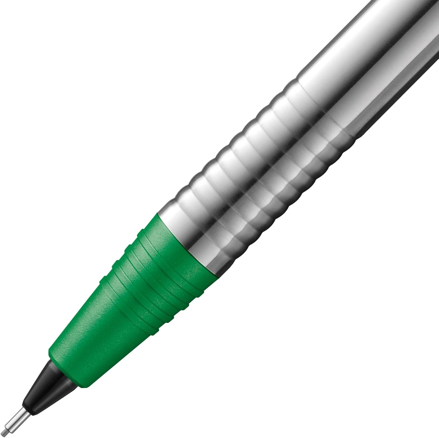 image:imageLAMY logo brushed timeless Mechanical Pencil with high functionality amp case made of robust stainless steel including LAMY M 40 fineline refill 07 mmmatt green
