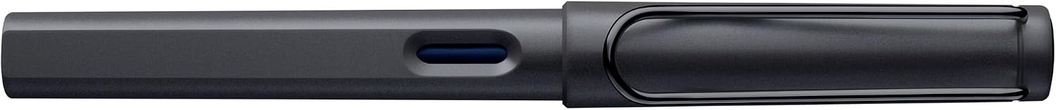 image:imageLAMY safari vista Fountain Pen with ergonomic grip amp polished steel nib in size M ideal for any Writing amp Calligraphy including LAMY T 10 blue cartridge RightHandedCharcoal