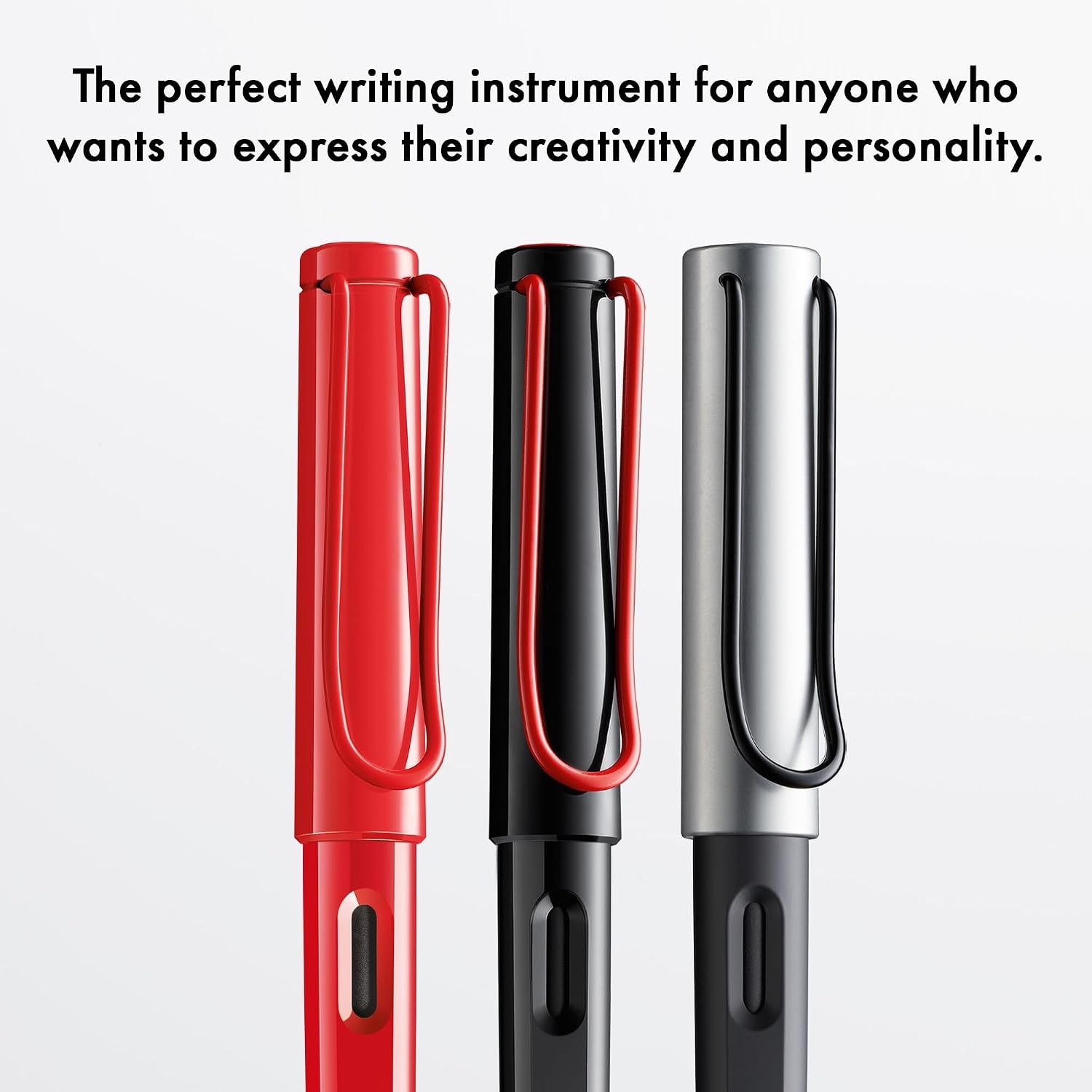 image:imageLamy joy AL calligraphy fountain pen with ergonomic grip amp polished steel nib in line width 15 mm Calligraphy Fountain Pen with ribbon nib incl ink cartridge T 10 blueAL