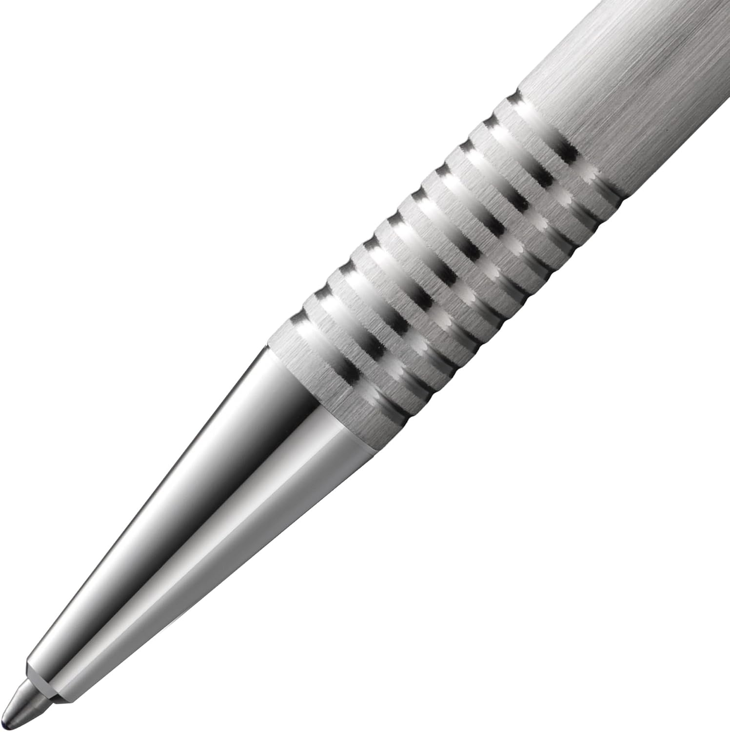 image:imageLamy logo matt black Ballpoint Pen in an elegant amp robust stainless steel case line width M including large capacity refill M 16 in blackbrushed