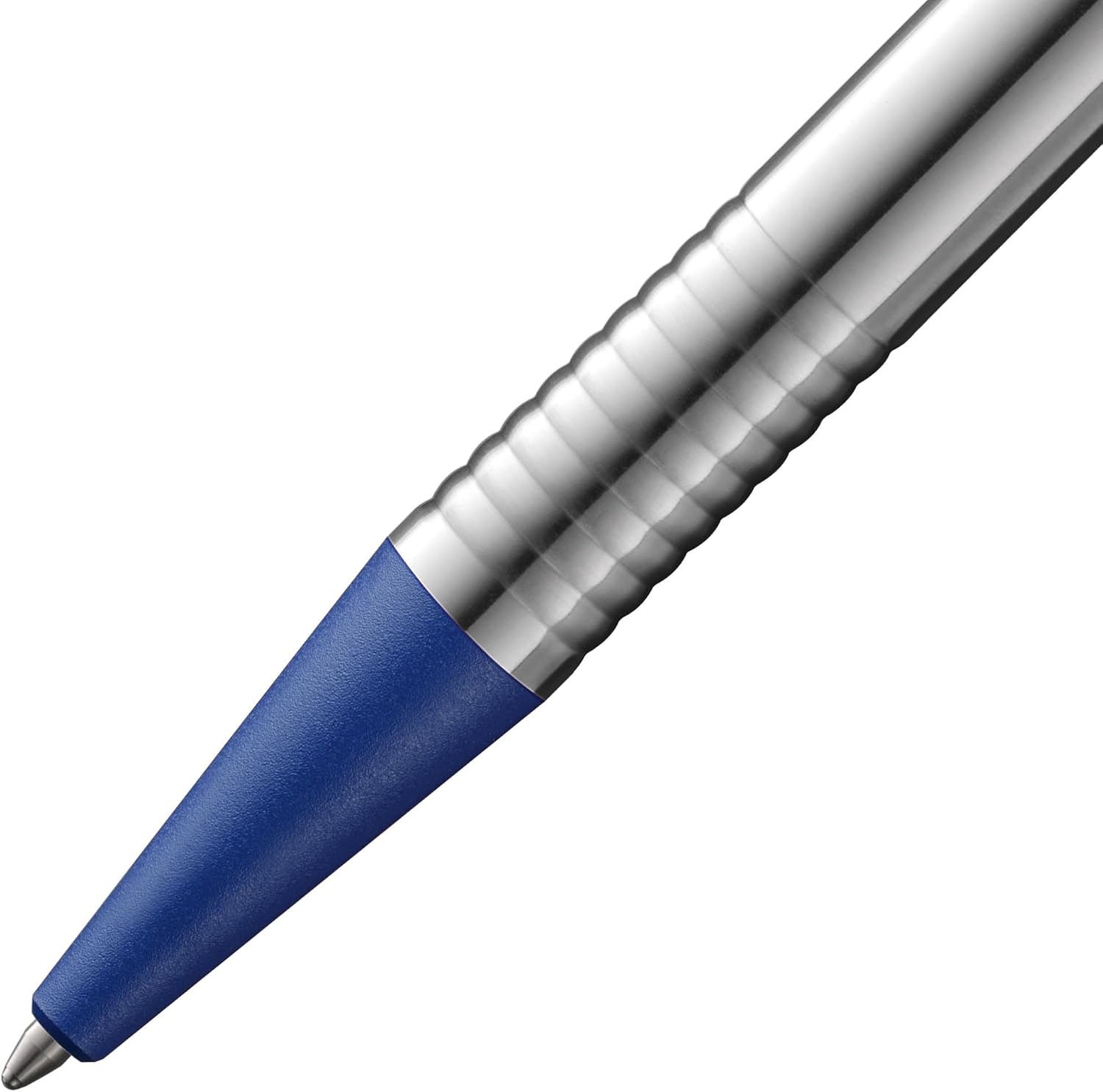 image:imageLamy logo matt black Ballpoint Pen in an elegant amp robust stainless steel case line width M including large capacity refill M 16 in blackmatt blue