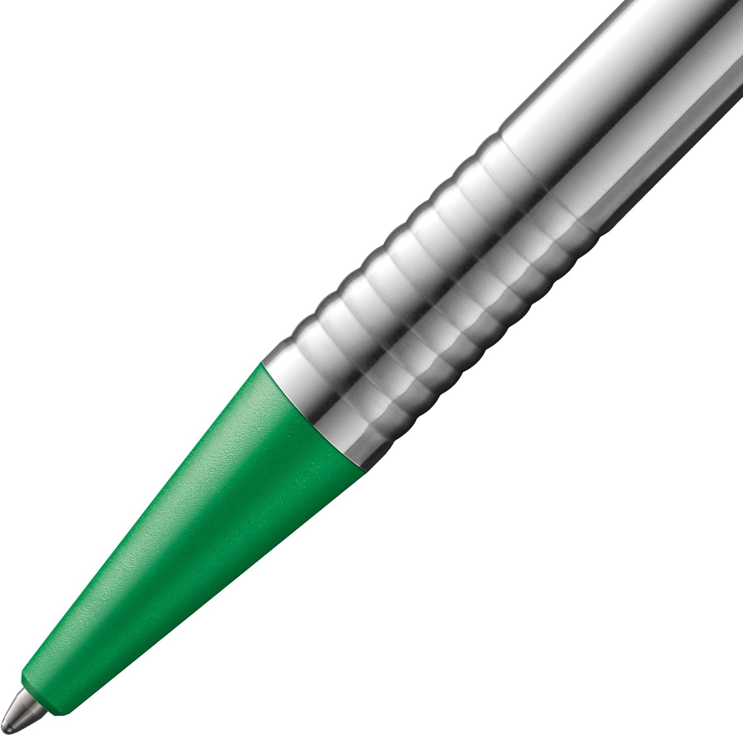 image:imageLamy logo matt black Ballpoint Pen in an elegant amp robust stainless steel case line width M including large capacity refill M 16 in blackmatt green