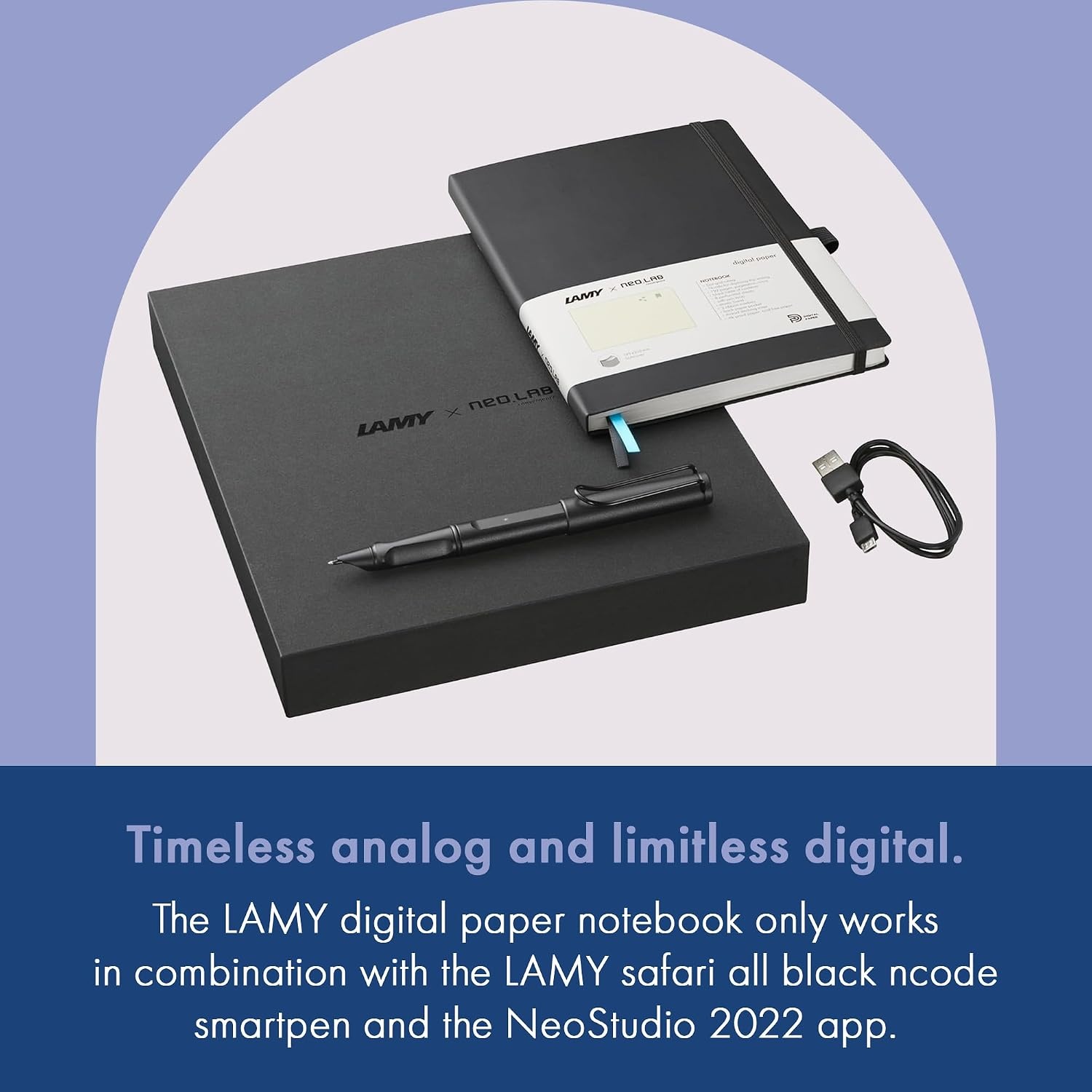 image:imageLamy safari ncode digital notebook 192 page digital paper notebook in A5 writing on real paper with digital processing digital notepad safari ncode smartpenncode Notebook