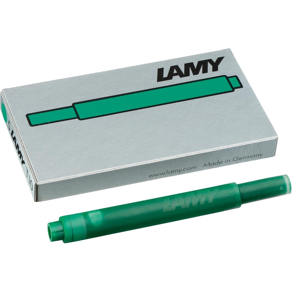 image:imageLAMY T10 Ink cartridges with Large Ink Capacity Suitable for All Lamy Fountain Pen Models Contents 125 ml per Cartridge 5 Pieces per Pack Ink Color Violetmetal