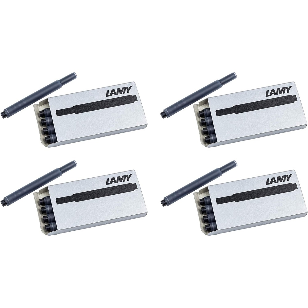 image:imageLAMY T10 Ink cartridges with Large Ink Capacity Suitable for All Lamy Fountain Pen Models Contents 125 ml per Cartridge 5 Pieces per Pack Ink Color Violetblack