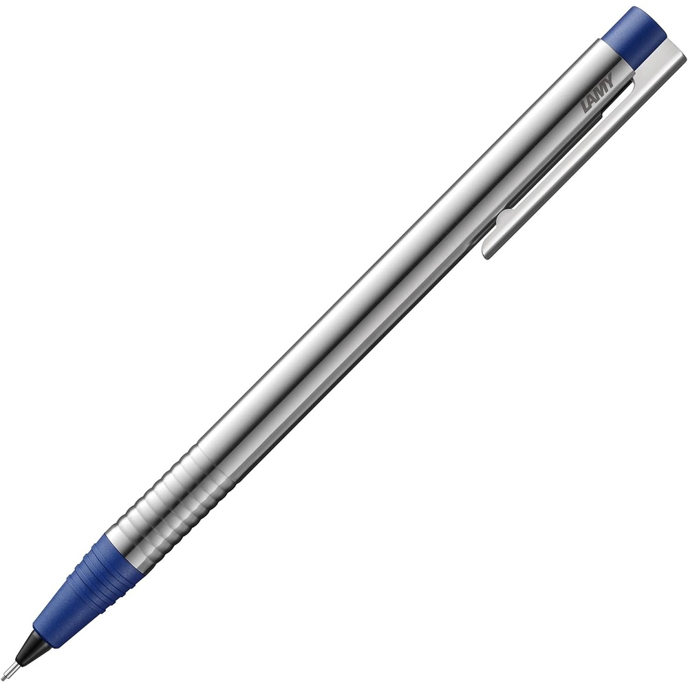 image:imageLAMY logo brushed timeless Mechanical Pencil with high functionality amp case made of robust stainless steel including LAMY M 40 fineline refill 07 mmmatt blue